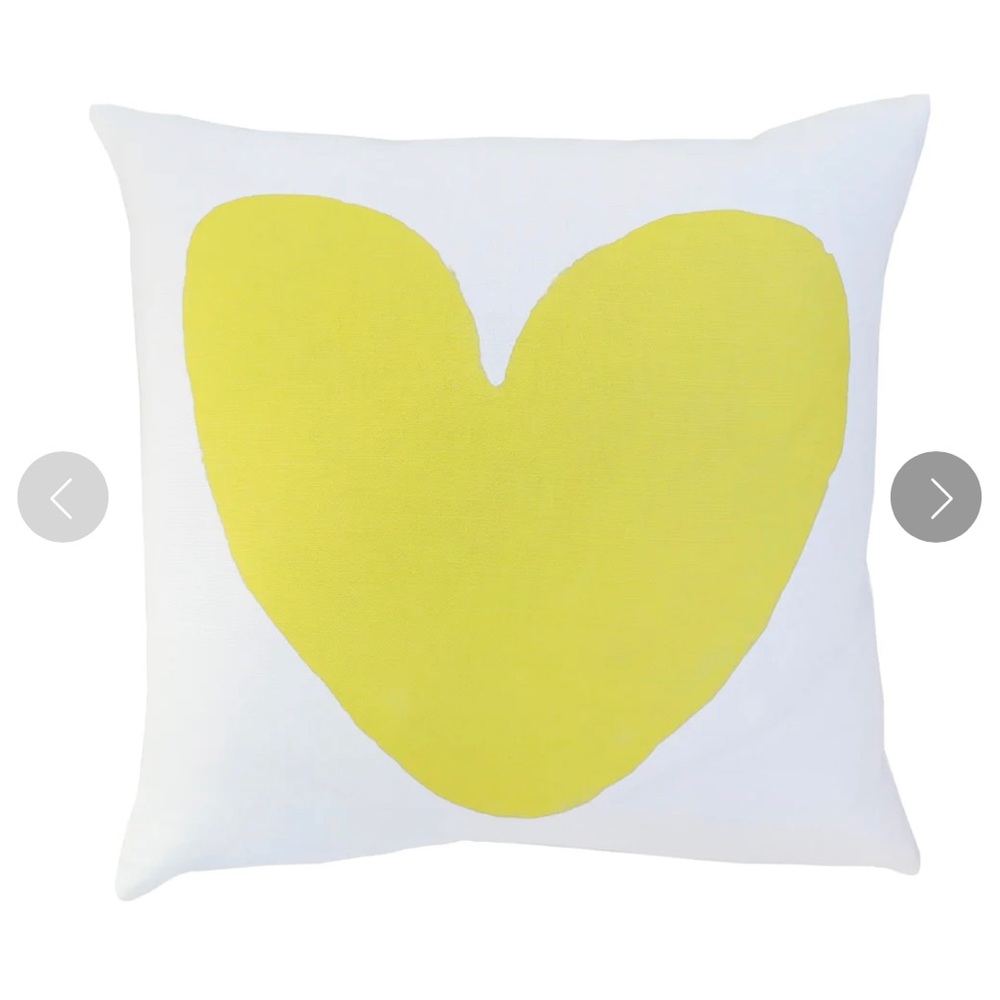 Kerri Rosenthal My Heart Pillow - Sunshine